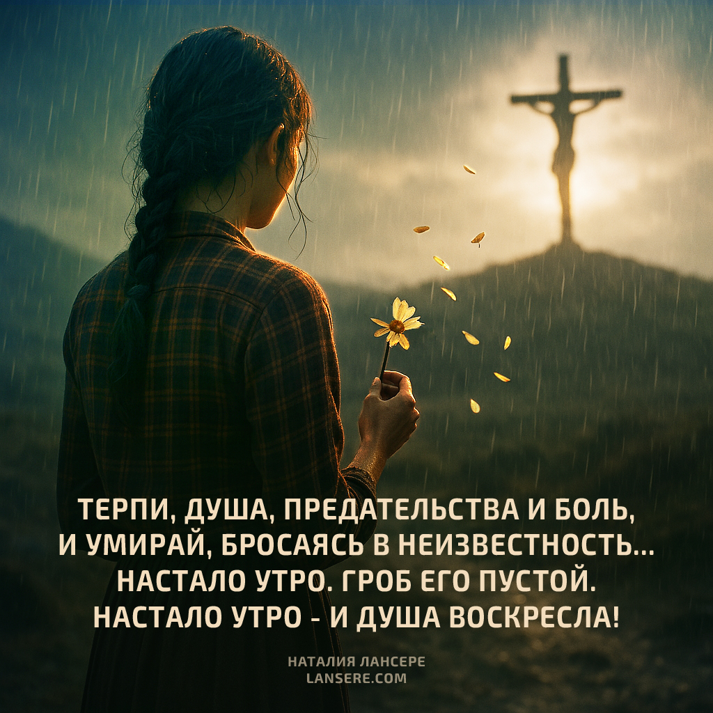 Моя душа под проливным дождем